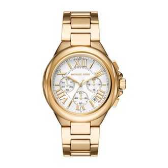 Michael Kors Camille Horloge - Dames - Horloges - Geel - ONE Size - Accessoires
