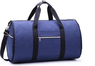 Generic Womens Oxford Cloth Travel Bag, Solid Color Shoulder Bag, Waterproof and Breathable, Applies to Travel, Weekend Trips and Daily Outings (blue,55 * 29 