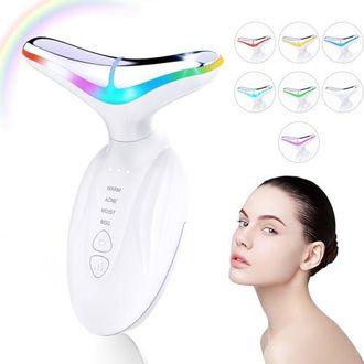 OEM Masajeador Facial Antiarrugas, Masajeador De Cara Y Cuello Con 4 Modos, Gua Sha El&eacute;ctrico 45 &deg;c, Dispositivo De Lifting Facial Para Papada, Delineador