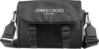 Jimmy Choo London Eli Logo Print Nylon Crossbody