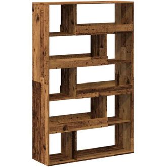 vidaXL Bookcase Old Wood 100x33x156.5 cm Engineered Wood vidaXL