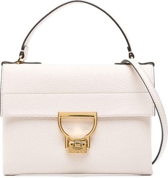Coccinelle mini Arlettis tote bag - women - Calf Leather - One Size - White