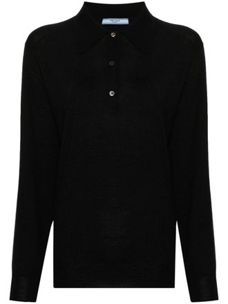 Prada Cashmere Polo Shirt