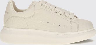 Alexander McQueen McQueen Sneakers Oversize in pelle goffrata con logo stampato e suola chunky