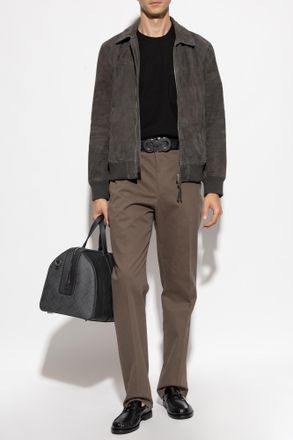 Ferragamo T-shirt With Pocket, Mens, Black