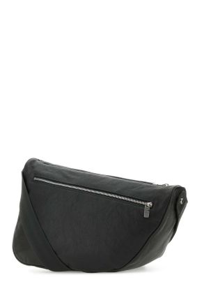 Burberry Mens Slate Leather Large Shield Crossbody Bag Borse A Tracolla