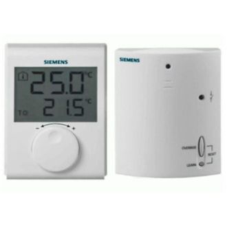 SIEMENS Ingenuity For Life - Termostato Electr&oacute;nico De Ambiente Con Transmisor De Radiofrecuencia Rdh100rf/set - Siemens