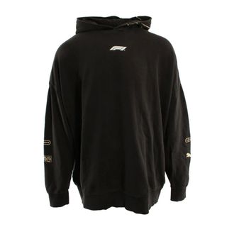 Puma Hoodies, male, Black, Size: M F1 Graphic Pullover Hoodie
