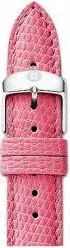 Michele 18 mm Coral Lizard Strap MS18AA030654
