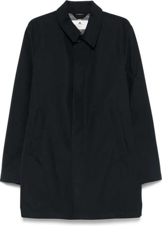 Peuterey Hinnoya TX Long Trench - Heren - Zomerjassen - Blauw - L - Polyester - Jassen