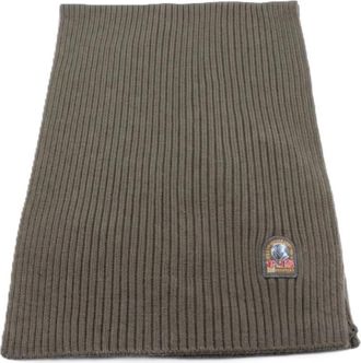 Parajumpers Ribbed Scarf - Heren - Wintersjaals - Groen - ONE Size - Wol - Accessoires