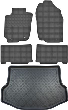 OEM Juego De Alfombrillas De Goma Para El Coche Y El Maletero Para El Toyota Rav4 Iv Suv (de Marzo De 2013 A Diciembre De 2018)