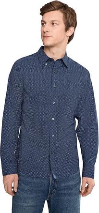 UNTUCKit Wrinkle-free Cascadar Shirt Mens Clothing Navy : 2XL Regular Fit, Cotton