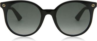 Gucci GG0091S 001 Womens Sunglasses Black Size 52 - Free RX Lenses - Free RX Lenses