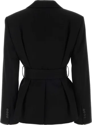 Lanvin Womens Black Wool Blazer Giacche E Gilet Jacket