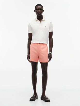 Tommy Hilfiger Mens Regular Fit 5 Comfort Waist Tommy Short - Sunset Coral - 34