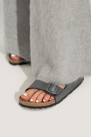 Birkenstock Slides Arizina BS, Womens, Silver