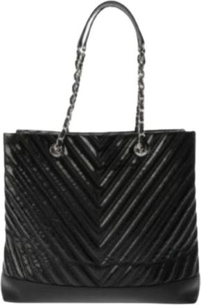 Chanel Pre-owned Tote Bags, female, Black, Size: ONE SIZE Pre-owned As3519 Tote bag