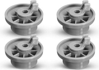 No Brand 4 Rodillos Para La Cesta Inferior Del Lavavajillas - 40 Mm - Compatibles Con Bosch, Siemens Y Nev 165314 - Rodillos Para Cesta - Rodillos Para La Cest