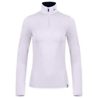 Kjus Feel Midlayer Half-Zip Skiunterw&auml;sche f&uuml;r Damen | wei&szlig;