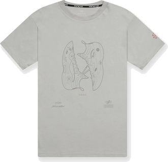 Li-Ning Way Of Wade Shoes Graphic T-shirt Grey AHSSA45-1