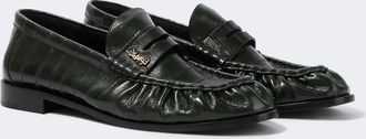 Saint Laurent Le Loafer eel leather loafers