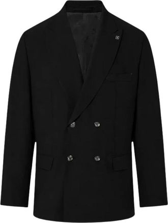 Liu Jo Formeel Jasje van Wolmix - Heren - Business blazers - Zwart - S - Wol - Kostuums