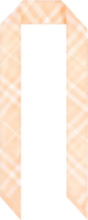 Burberry Zijden Sjaal - Dames - Zijden sjaals - Oranje - ONE Size - Accessoires