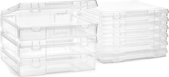 Sorbus 9Pc Thin & Thick File Storage Case Set