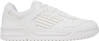 Emporio Armani Lage sneakers - Heren - Sneakers - Wit - 40 EU - Schoenen