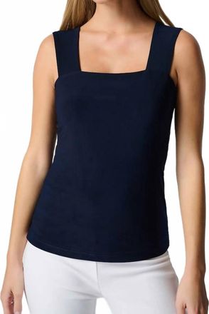 Joseph Ribkoff Square Neck Camisole In Navy