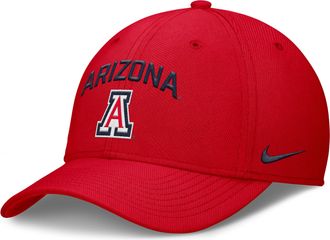 Nike Arizona On-Field Rise Swoosh Nike Mens Dri-FIT College Hat in Red | NC0365NUAN-96C