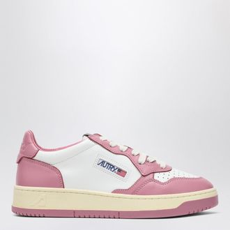 Autry White/pink Medalist sneakers