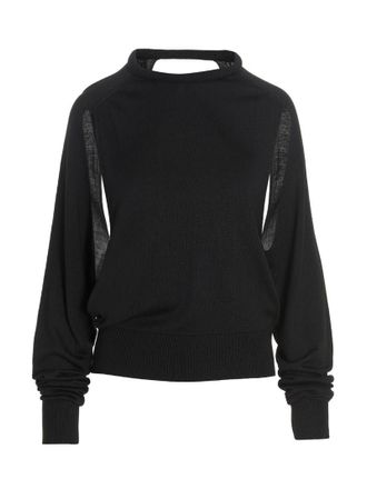 RAMAEL Cut Out Insert Top Sweater