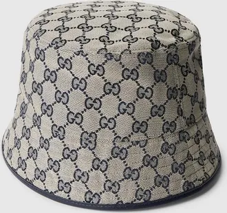 Gucci GG Cotton Canvas Bucket Hat, Blue