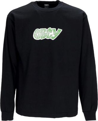 Obey Klassieke City Watch Dog Longsleeve T-shirt - Heren - Longsleeves - Zwart - XL - Katoen - Tops