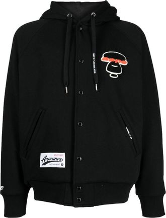 Aape By A Bathing Ape Moonface camo reversible hooded jacket - men - Cotton/Cotton/Polyester/Polyester/Cotton/Polyester/Cotton/Polyester - L