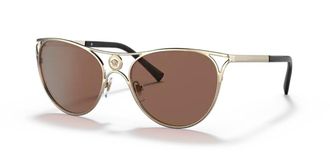 Versace VE2237 125273 Womens Sunglasses Gold Size 57