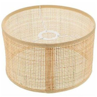 OEM Paralume In Vimini Di Rattan Intrecciato Per Lampade Da Soffitto, Da Tavolo, Da Parete E Da Terra Con Clip Per Lampadina