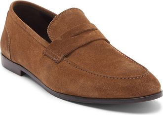 To Boot New York Brazil Penny Loafer in Suede Siena Brush at Nordstrom Rack, Size 11.5
