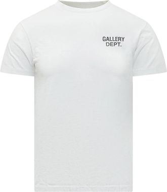 Gallery Dept. Logo Dusty T-shirt - Heren - T-shirts - Wit - S - Katoen - Tops
