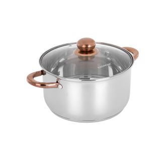 KASANOVA Pentola 24 cm acciaio inox Meravigliosa con coperchio