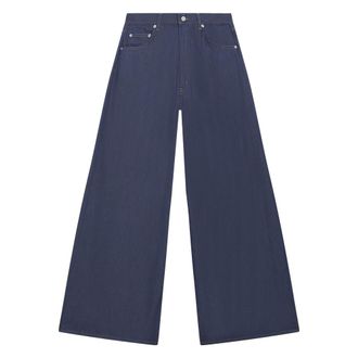 Dondup Wide Jeans, female, Blue, Size: W27 Wide Leg Maggie