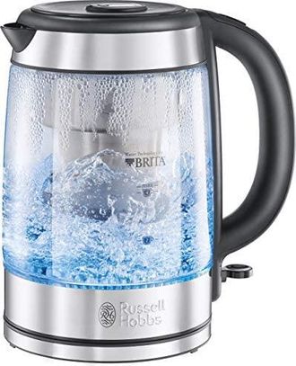 Russell Hobbs 20760-57 - Bouilloire Clarity En Verre Avec Filtration Brita - 1 L - 2200 W
