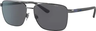 Polo Ralph Lauren PH 3137 900281 59mm Unisex Rectangle Sunglasses