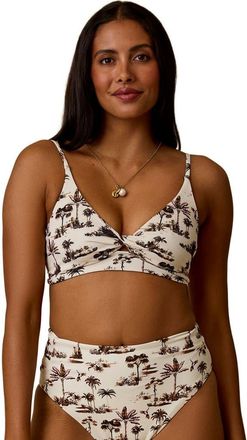 Carve Designs Elba Jade Texture Bralette Top for Water Sports in Toile at Nordstrom, Size Medium