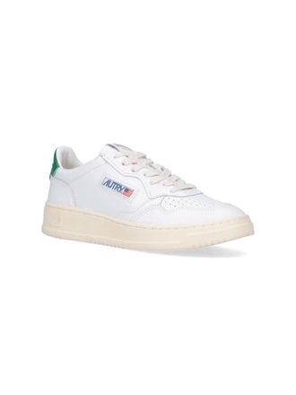 Autry Leather Low-Top Sneaker - White