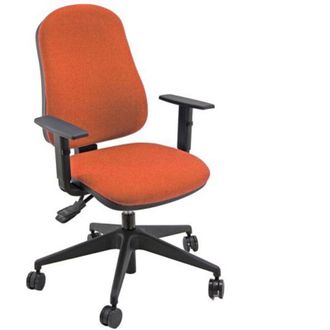 OEM Unisit Silla Administrativa Sincro Simple Roja Reposabrazos Ajustables