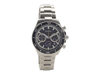 Bulova Hoge Frequentie Quartz Heren Zilveren Horloge 98B298