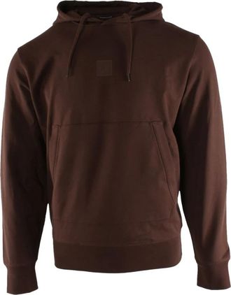 C.P. Company Crew Neck Sweater - Heren - Hoodies - Bruin - S - Katoen - Hoodies & sweatvesten